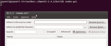 Step 3 - configuring OpenCV Version 2.4.2