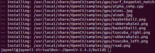 Step 5 – installing OpenCV