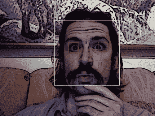 Swapping faces in one camera feed