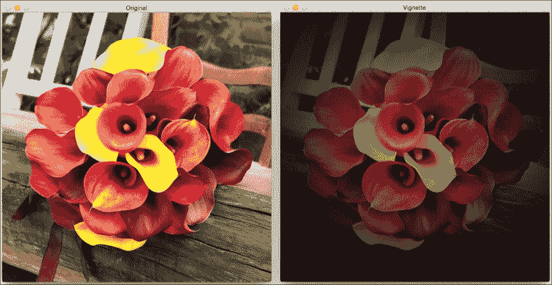 Creating a vignette filter