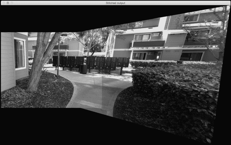 What if the images are at an angle to each other?