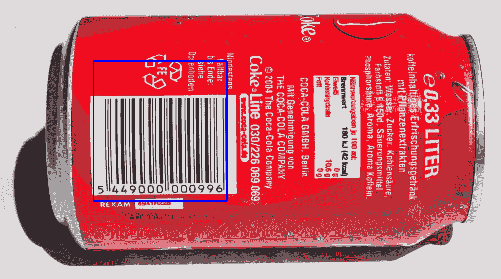 Figure 11.12 – Detected barcode 